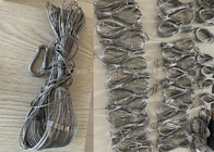 Anti Pencurian Stainless Steel 304 Tenunan Tangan Wire Rope Mesh Bag 1.2-2.8mm