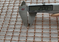 2mm Wire Diameter Woven Copper Mesh 28mm Mesh Ukuran Faraday Cage Use