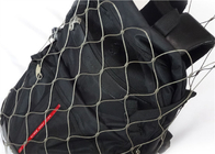 304l Diamond Hole Stainless Steel Wire Mesh Bags Pertahankan Keamanan 7x7
