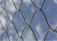 Taman Bermain Anak Safe Wire Rope Mesh Netting 50meter Berbentuk Lubang Berlian