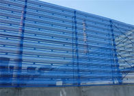 Kustom Panjang Windbreak Fence Panels Tahan Debu Punching Mesh 0.8mm Tebal
