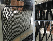 Berlian tebal 2.2mm dan bentuk lubang heksagonal Security Vehicle Expandable Metal Mesh