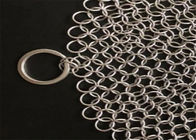 SS316 Dekorasi 1m Stainless Steel Ring mesh