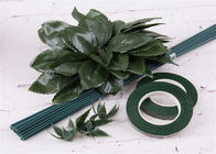 18 Gauge Green Lurus Cut Florist 50pcs Kertas Tertutup Kawat Panjang 60cm