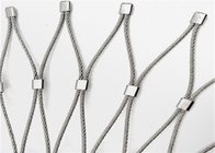 Lengan Mulus 20mx2m Wire Rope Mesh 2mm Tebal Antirust