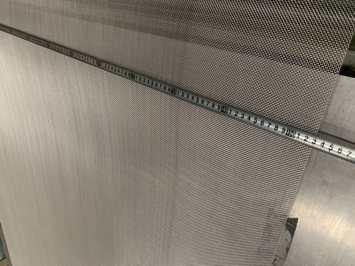 1.22meter lebar stainless steel layar Mesh Filter kimia penggunaan