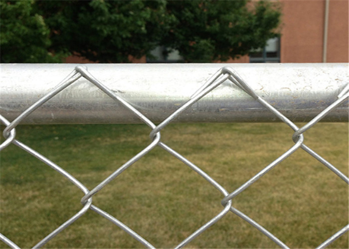 Garden 60mm Hole Hot Dip 4mm Galvanized Chain Link Fencing