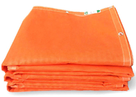 18x18 Scaffold Mesh Netting Orange Fireproof Pvc Coated Konstruksi Perlindungan
