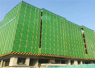 12 * 12 Density Plastic Safety Net Konstruksi Bangunan Perlindungan Perancah