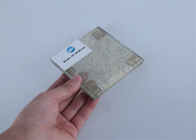 Keamanan Tinggi 5mm Tebal Metal Mesh Laminated Glass Atau Fabric Interlayer Solid