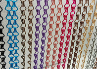 2MM Aluminium Metal Mesh Curtain Chain Drapery Fabric Penggunaan dekoratif