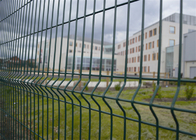 4mm Welded Wire Mesh Security Fence Hitam Warna Q235