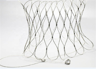 Ss 316 50mm stainless steel Wire Rope Mesh Net Computer Aman Pertahankan