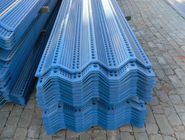 Panel pagar anti angin warna biru untuk pabrik pencucian batubara