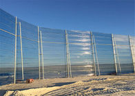 Konstruksi Gunakan Dinding Penahan Angin, Pagar Debu Tahan Angin Baja Galvanis
