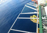 Diamond Hole Helideck Landing Nets Platform Pesawat Jaring Struktur Tahan Lama