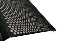 Black Steel Speaker Grill 0.3mm Panel Logam Berlubang Kustom