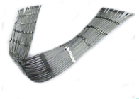 2.5mm 7 × 7 Struktur Wire Rope Mesh Anti Climb Ferrule Cable