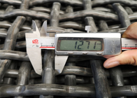 12.7mm Diameter Crimped Wire Mesh 65mn Baja Karbon Tinggi