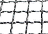 Anti Karat Oil Painted Lock Crimp Wire Mesh Layar Baja Mangan Untuk Pabrik Batubara