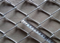 5mm Listrik Galvanized Chain Link Pagar 50x50mm Ukuran lubang