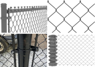 5 Ft Hot Dipped Galvanized Chain Link Fence Untuk Perlindungan Properti
