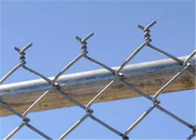 8 kaki panas dicelupkan Galvanized Chain Link Fencing Taman bermain