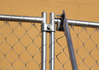 Panel Sementara 2.0mm Metal Chain Link Fence ISO