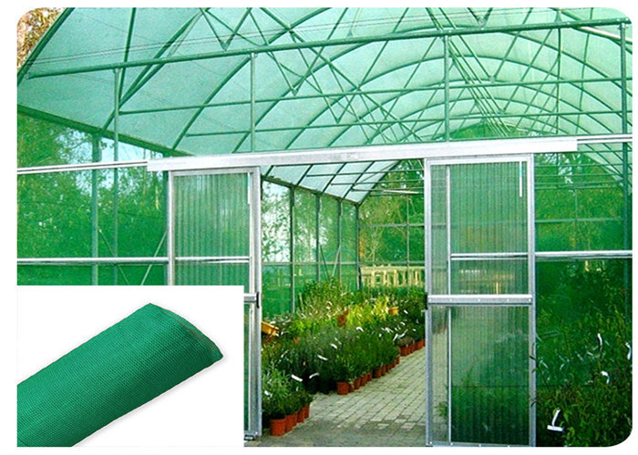 50m Panjang Jaring Plastik Jaring 99% Tingkat Naungan Green Greenhouses Kerai