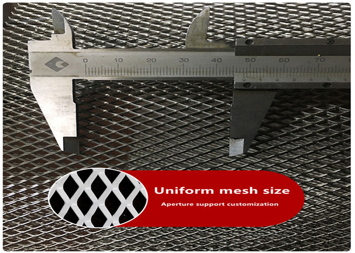 Lembar logam diamond mesh yang disesuaikan dengan toleransi lubang /-0.05mm