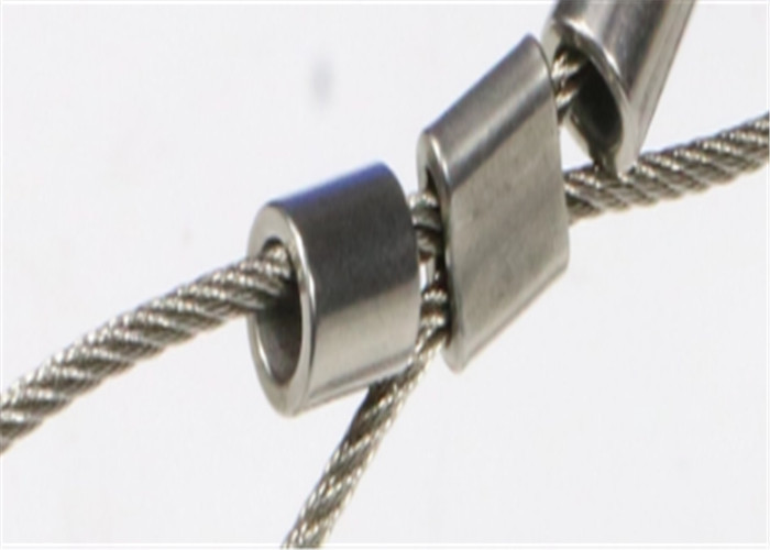 Kabel Stainless Steel Tahan Lama Jaring Kekuatan Tinggi Untuk Menggunakan Konstruksi