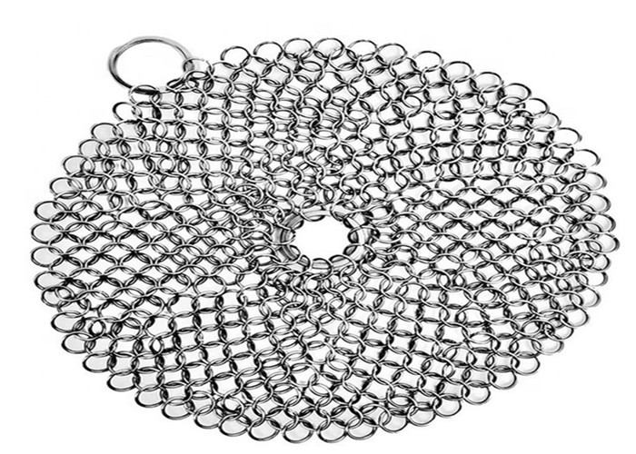 20mm Diameter Ss304 Jenis Cincin Stainless Steel Chainmail Scrubber