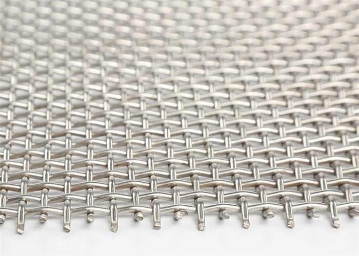 0.6mm Tebal Crimped Wire Mesh Filter Saringan Menggunakan Stainless Steel